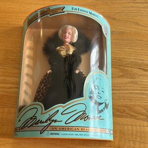 Collector's Series Marilyn Monroe Action Figure - Black and Gold